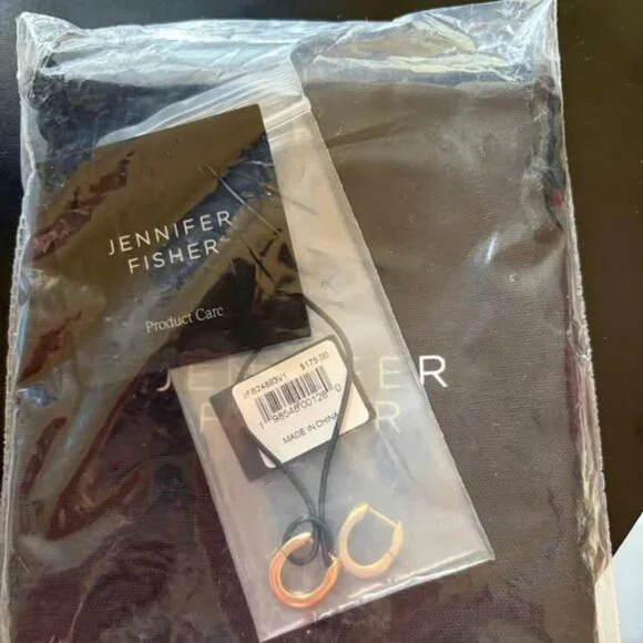 Jennifer Fisher Huggies 14k gold - Picture 4 of 5